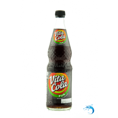 12 Flaschen ~ Vita Cola pur ~ Cola-Geschmack und Koffein-Kick im Glas