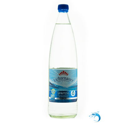 6 Flaschen ~ Lichtenauer spritzig ~ natürliches Mineralwasser