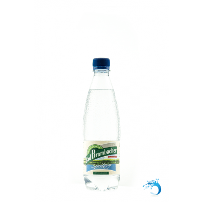 20 Flaschen ~ Bad Brambacher spritzig ~ natürliches Mineralwasser