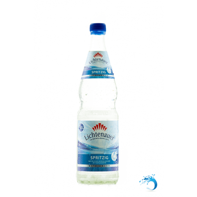 12 Flaschen ~ Lichtenauer spritzig ~ natürliches Mineralwasser Glas