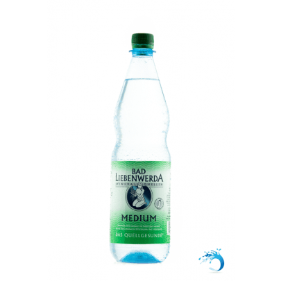 12 Flaschen ~ Bad Liebenwerda medium ~ natürliches Mineralwasser