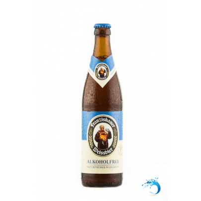 20 Flaschen ~ Franziskaner Alkoholfrei naturtrübes Weißbier 