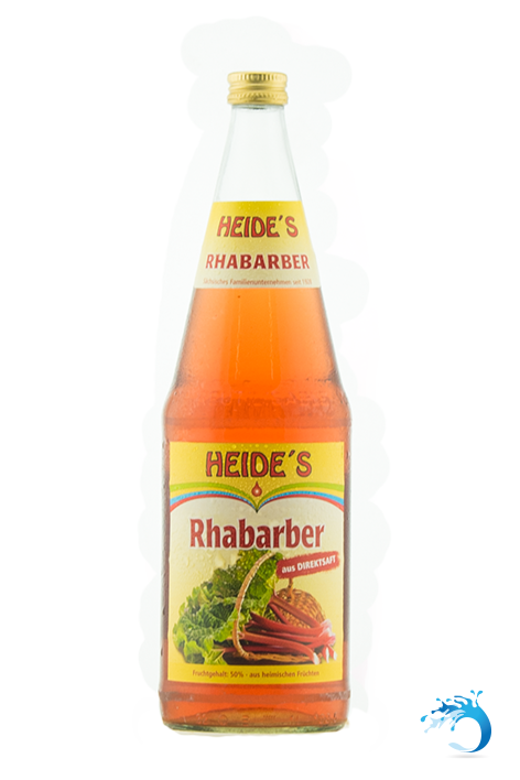 6 Flaschen Heide ~ Rhabarber 1,0 Liter aus Direktsaft Nektar ~ aus Sachsen